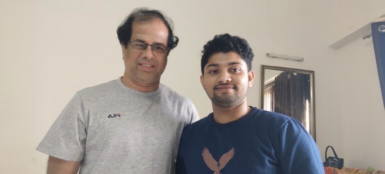 Dr. Satyajit Debnath with Guru Shrikant Narayan